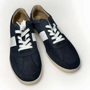 Vince Camuto Men's Kathir Sneaker Navy/White Size 9M / 43 NWOB Leather